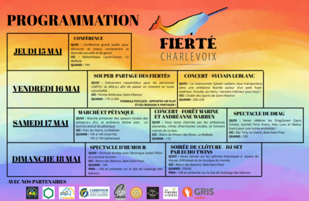 Fierté Charlevoix 2025 Fierté Charlevoix 2025